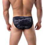 Men's Summer Low Rise Bikini Briefs, Black