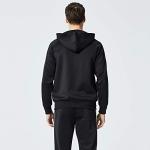 Men's Black Full Zip Athletic Tracksuit