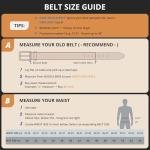 Buffway Men's 1.5" Leather Belt - Black