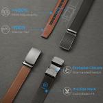 CHAOREN Adjustable Leather Ratchet Belt for Men