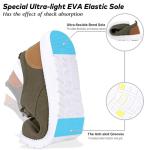 ASITVO Men's Army Green Canvas Slip-On Loafers