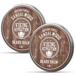 Viking Revolution Sandalwood Beard Balm - 2 Pack