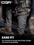 CQR Men's Tactical Water-Resistant Cargo Pants