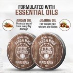 Viking Revolution Sandalwood Beard Balm - 2 Pack