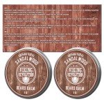Viking Revolution Sandalwood Beard Balm - 2 Pack