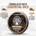 Viking Revolution Coffee Whiskey Beard Balm and Oil Bundle
