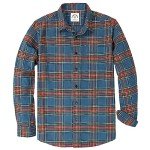 Dubinik® Men's Casual Plaid Flannel Shirt with Pockets - Sundays
