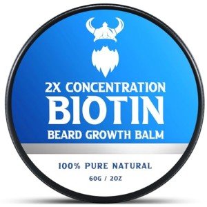 Biotin Beard Balm and Conditioning Wax for Men