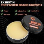 Beard Balm for Growth with Biotin - 2 Oz