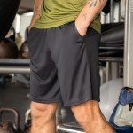 5 Pack Men's Quick Dry Gym Shorts with Pockets