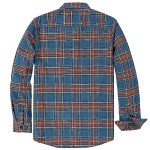 Dubinik® Men's Casual Plaid Flannel Shirt with Pockets - Sundays