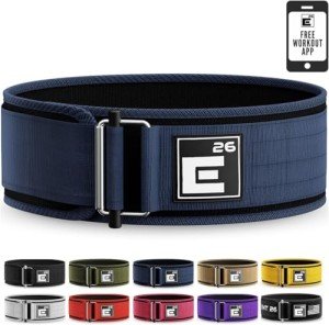 Midnight Blue Self-Locking Weight Lifting Belt