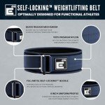 Midnight Blue Self-Locking Weight Lifting Belt