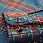 Dubinik® Men's Casual Plaid Flannel Shirt with Pockets - Sundays