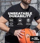 Tough Headwear Sports Wristbands - Black Cotton Blend