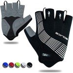 Padded Half Finger Cycling Gloves for Men