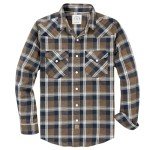 Dubinik® Men's Vintage Flannel Shirt - Western
