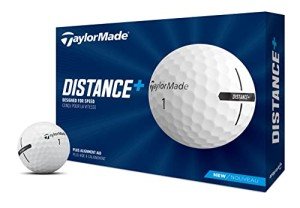 TaylorMade 2021 Distance+ Golf Balls - Dozen