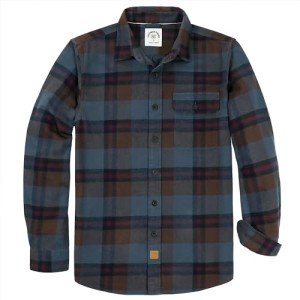 Dubinik® Men's Plaid Casual Long Sleeve shirt - Jungle