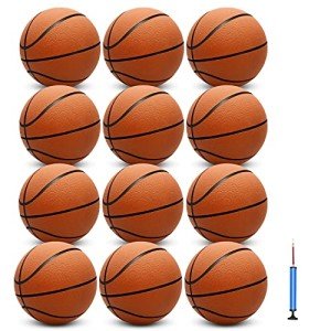 12-Pack Size 7 Basketballs with Pump for Men