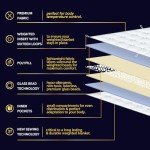 15lbs Cooling Weighted Blanket for Adults - Dark Grey