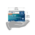 Amazon Basic Care Nighttime Sleep Aid Tablets, 96 Count