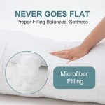 DOWNCOOL Large Soft Body Pillow for Side Sleepers