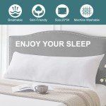 DOWNCOOL Large Soft Body Pillow for Side Sleepers
