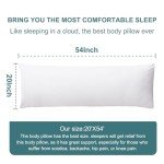 DOWNCOOL Large Soft Body Pillow for Side Sleepers