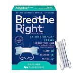 Extra Strength Clear Nasal Strips for Snoring Relief
