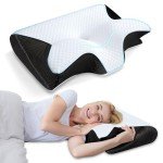 HOMCA Ergonomic Memory Foam Neck Support Pillow