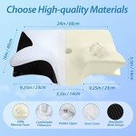 HOMCA Ergonomic Memory Foam Neck Support Pillow
