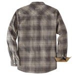 Dubinik® Men's Cozy Flannel Shirt - Pearl Snap