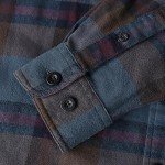 Dubinik® Men's Plaid Casual Long Sleeve shirt - Jungle