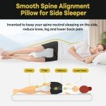 Knee Pillow for Side Sleepers - Pain Relief