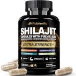 Shilajit Capsules with Ashwagandha and Ginseng - 120 Count