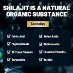 Shilajit Capsules with Ashwagandha and Ginseng - 120 Count