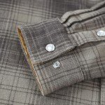 Dubinik® Men's Cozy Flannel Shirt - Pearl Snap
