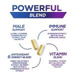 Daily Multivitamins for Men's Health Support - 120 Capsules