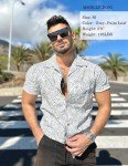 COOFANDY Men's Tropical Floral Button-Down Shirt
