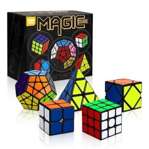 5-Pack Speed Cube Set for All Ages