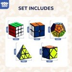 5-Pack Speed Cube Set for All Ages