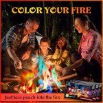 Color Changing Fire Packets for Campfires & Fire Pits
