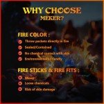 Color Changing Fire Packets for Campfires & Fire Pits