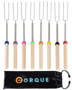 Extendable Marshmallow Roasting Sticks - Set of 8
