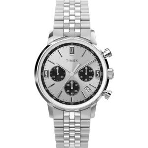 Timex Men's Marlin Chronograph Silver-Tone 40mm Watch