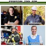 Versatile 3-in-1 Firefighter Pry Bar Tools