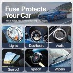 300-Piece Car Fuse Assortment Kit with Puller