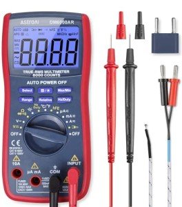 AstroAI Digital Multimeter: Voltage, Current, Resistance Tester