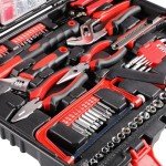 TLGREEN 198-Piece Household Tool Set with Toolbox
